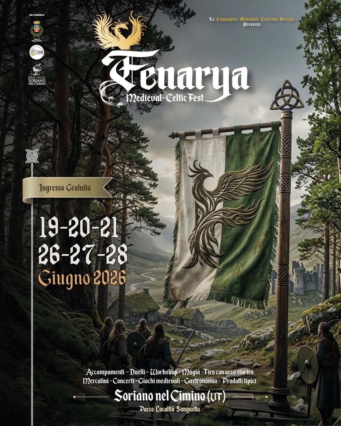 Fenarya 2026 - Festival medievale e celtico